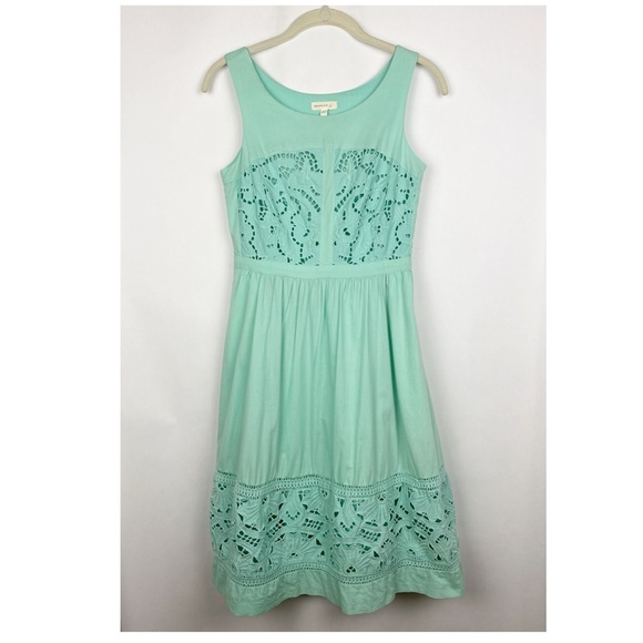Anthropologie Dresses & Skirts - Anthropologie Meadow Rue Bottle Green Dress